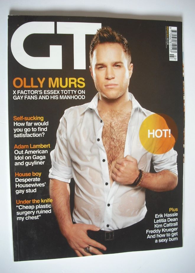 Gay Times magazine - Olly Murs cover (March 2010)