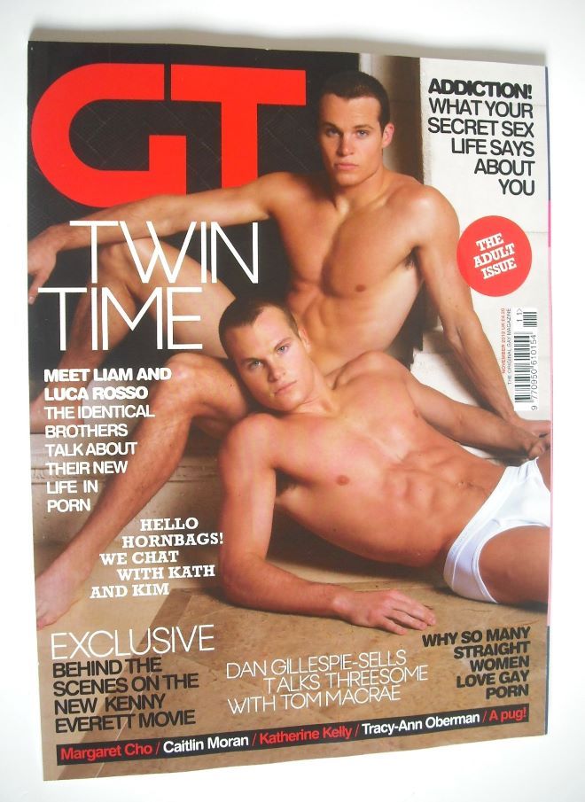 Gay Times magazine - Liam and Luca Rosso cover (November 2012)