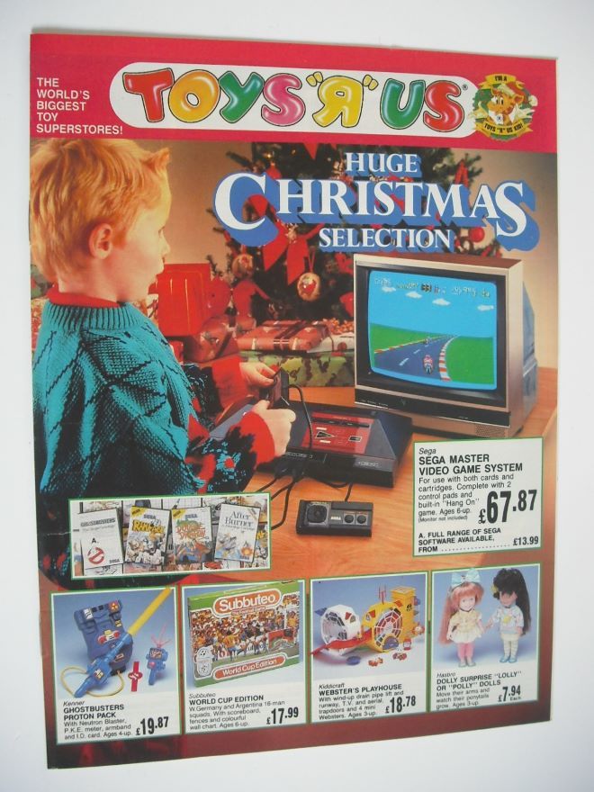Toys R Us Christmas advertisement supplement 1989