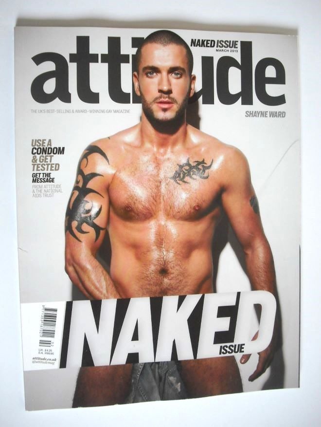 Attitude magazine - Shayne Ward cover (March 2013)