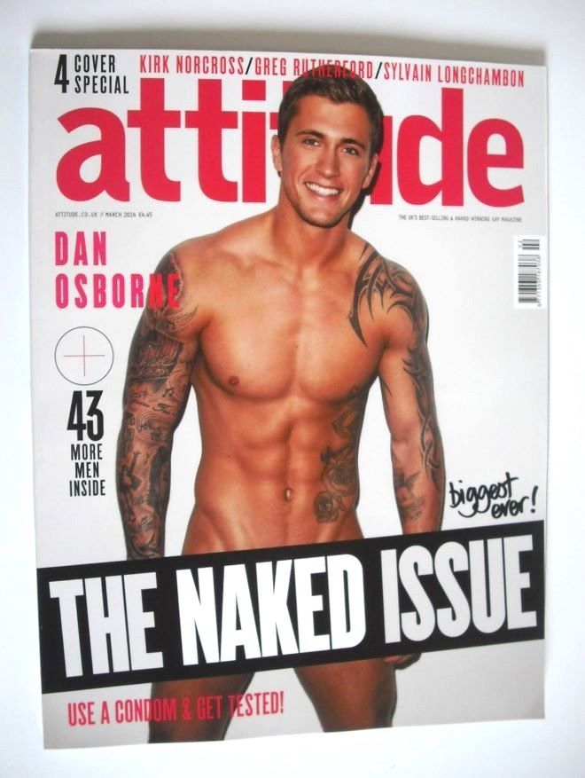 Attitude magazine - Dan Osborne cover (March 2014)