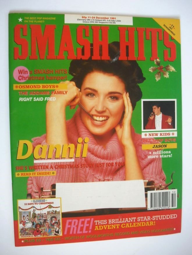Smash Hits magazine - Dannii Minogue cover (11-24 December 1991)