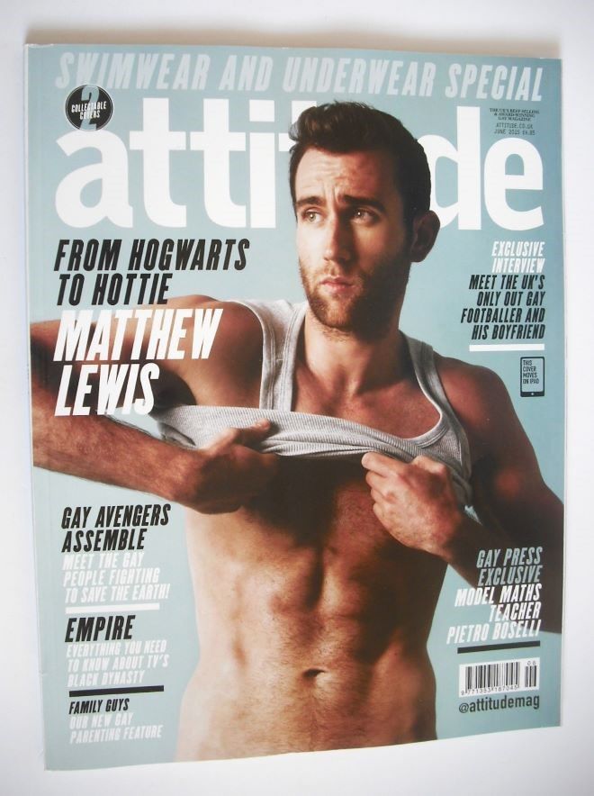 <!--2015-06-->Attitude magazine - Matthew Lewis cover (June 2015)