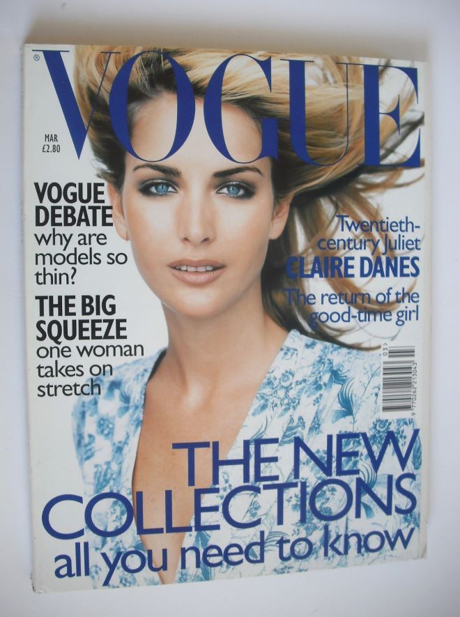 British Vogue magazine - March 1997