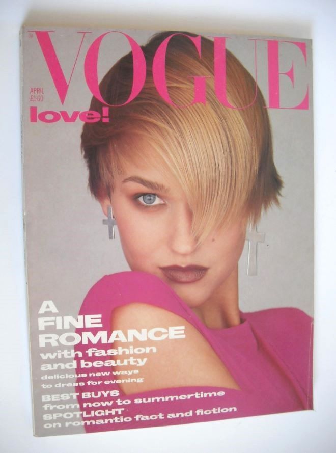 British Vogue magazine - April 1985