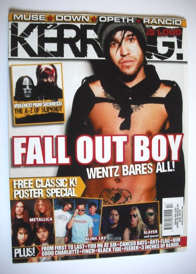 Kerrang magazine - Pete Wentz cover (26 April 2008 - Issue 1207)