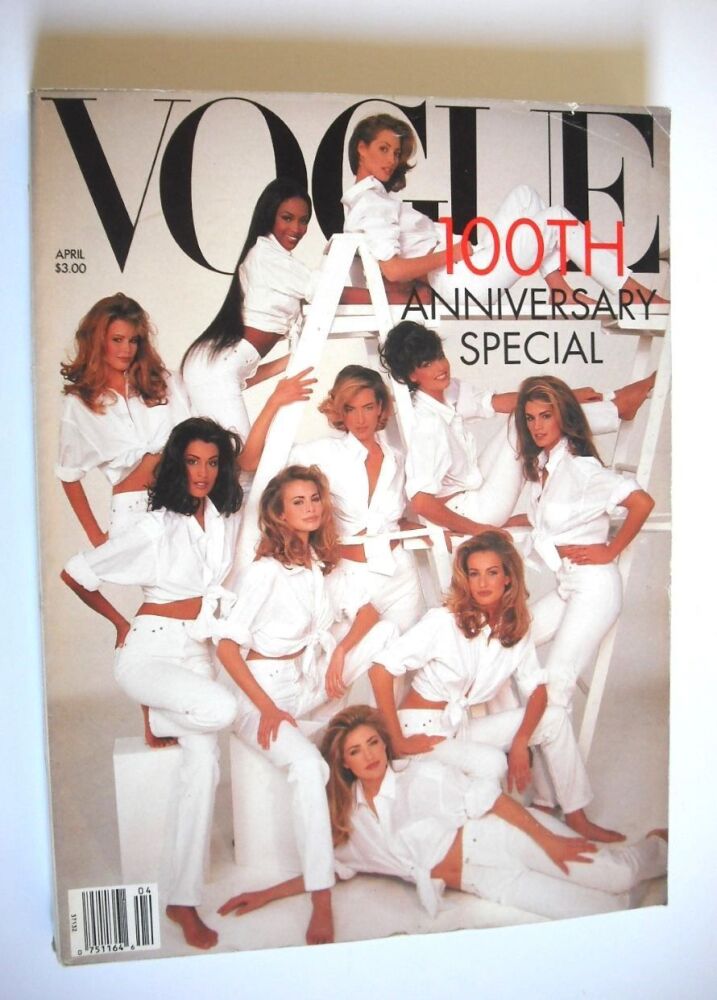 US Vogue magazine - April 1992 - 100th Anniversary Special