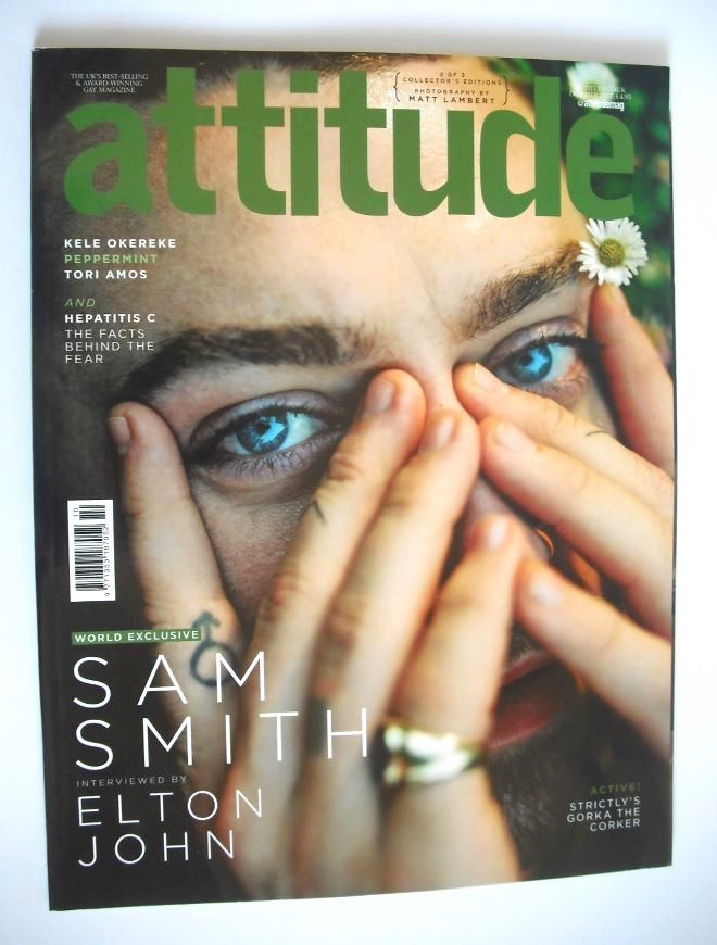 Attitude magazine - Sam Smith cover (October 2017)
