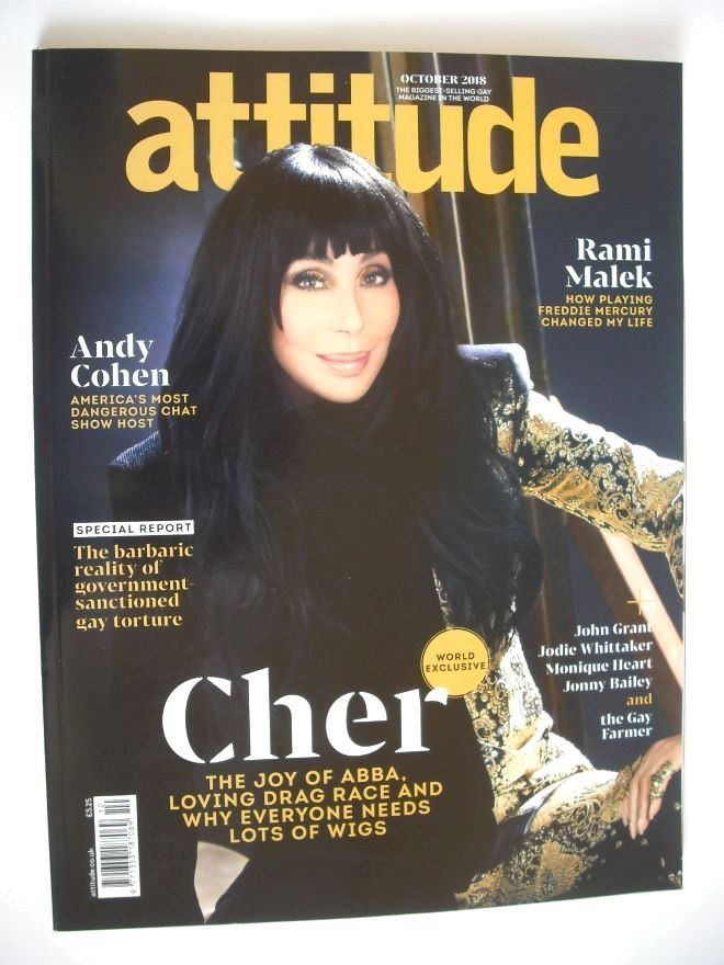 Attitude magazine - Cher cover (October 2018)