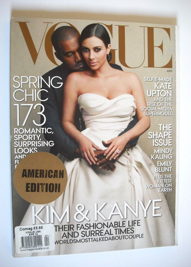 <!--2014-04-->US Vogue magazine - April 2014 - Kanye West and Kim Kardashia
