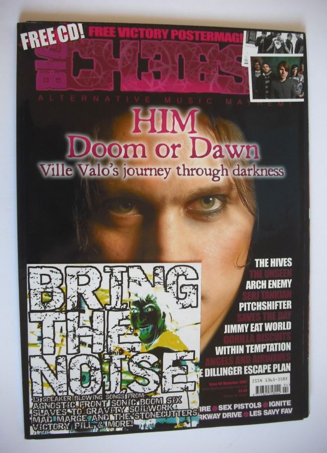 Big Cheese magazine - December 2007 - HIM Ville Valo cover