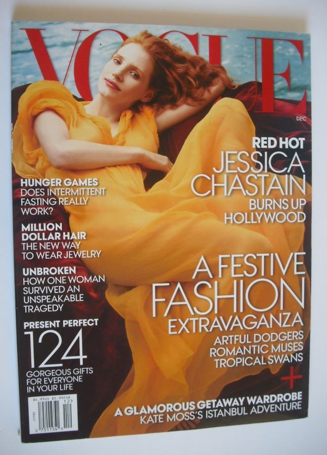 <!--2013-12-->US Vogue magazine - December 2013 - Jessica Chastain cover