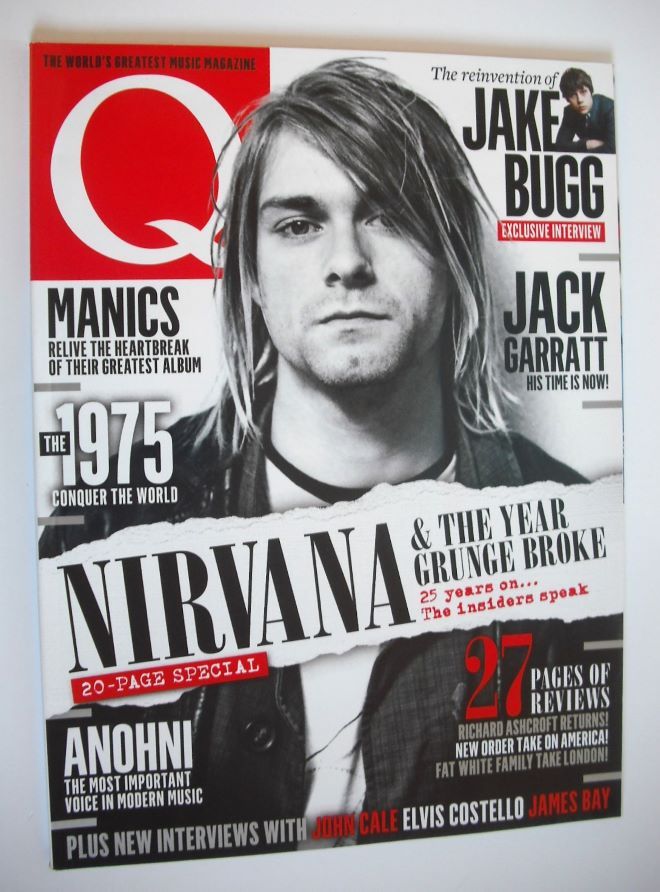 Q magazine - Kurt Cobain cover (June 2016)