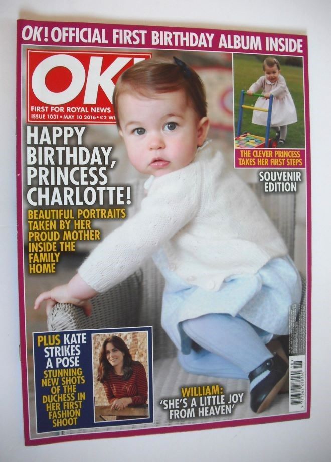 <!--2016-05-10-->OK! magazine - Princess Charlotte cover (10 May 2016 - Iss