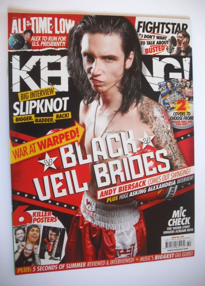 Kerrang magazine - Andy Biersack cover (17 October 2015 - Issue 1590)