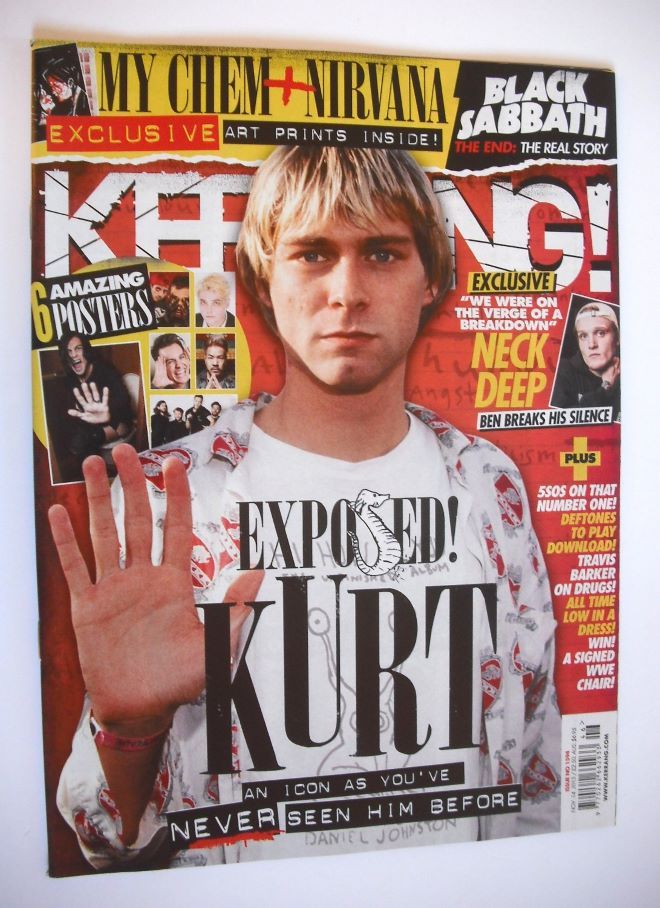 Kerrang magazine - Kurt Cobain cover (14 November 2015 - Issue 1594)