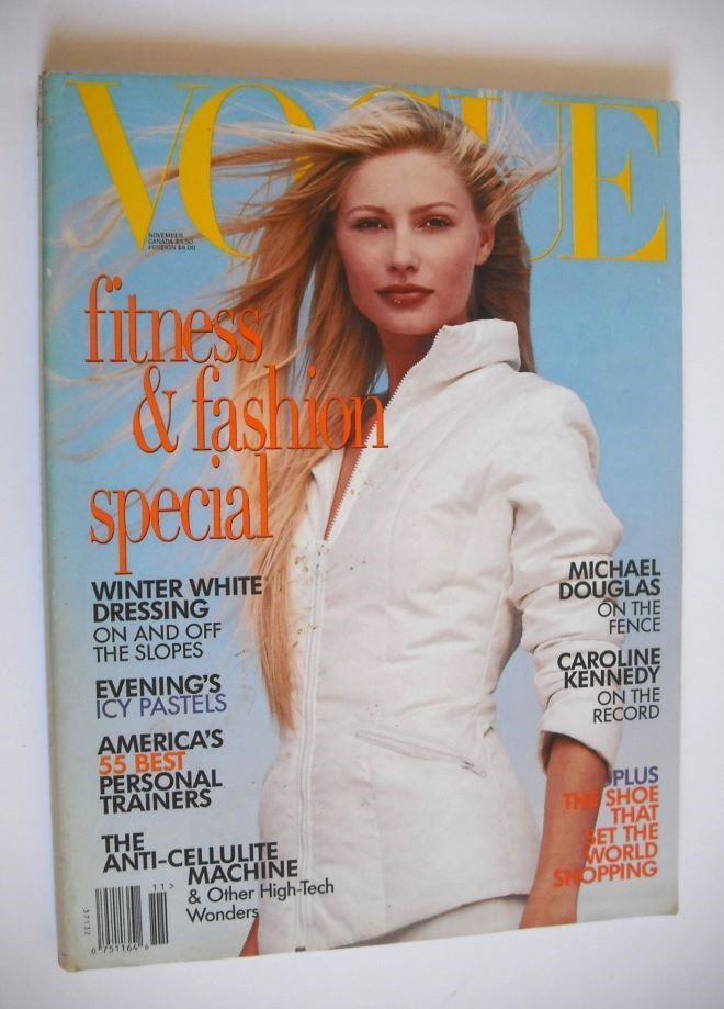US Vogue magazine - November 1995 - Kirsty Hume cover