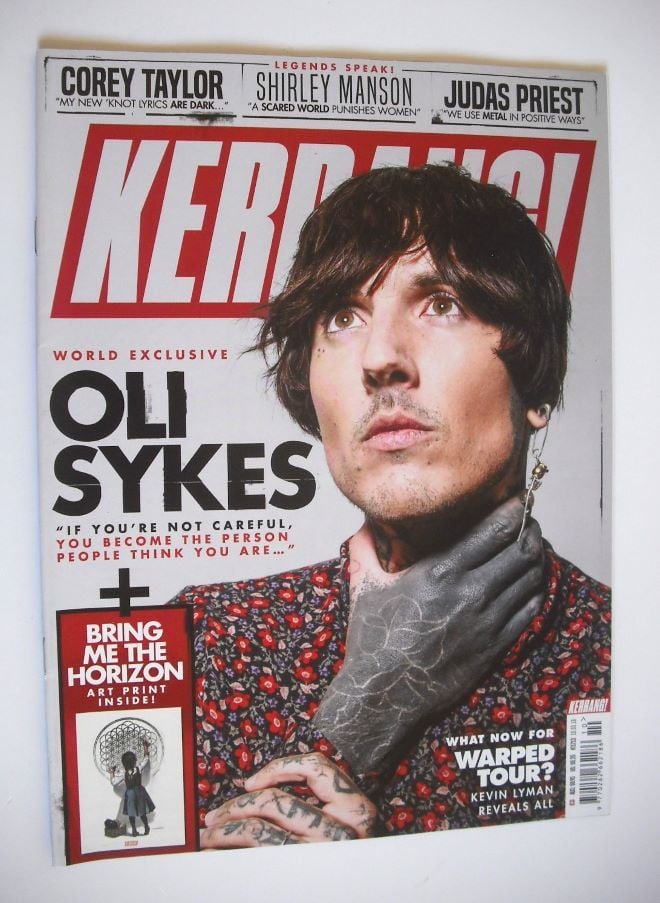 Kerrang magazine - Oli Sykes cover (10 March 2018 - Issue 1712)