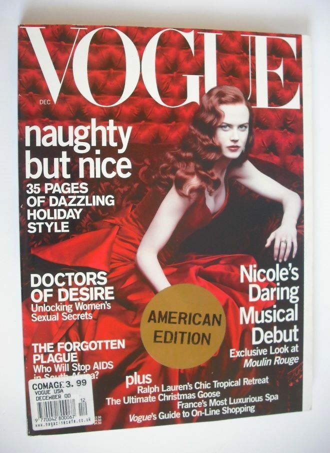 <!--2000-12-->US Vogue magazine - December 2000 - Nicole Kidman cover