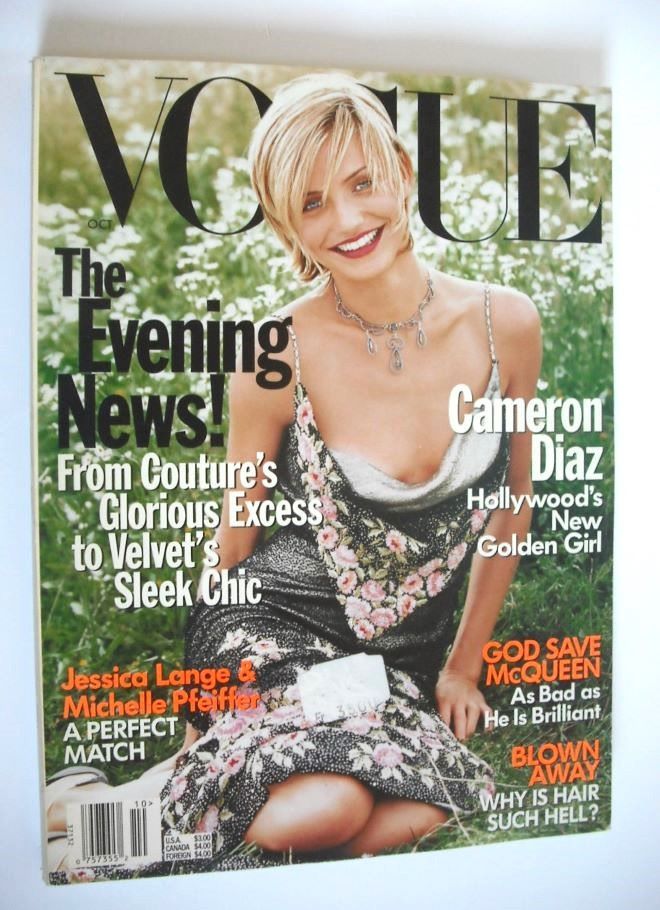 US Vogue magazine - October 1997 - Cameron Diaz cover