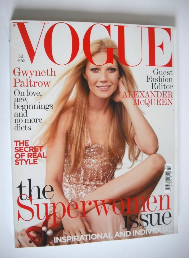 British Vogue magazine - December 2005 - Gwyneth Paltrow cover