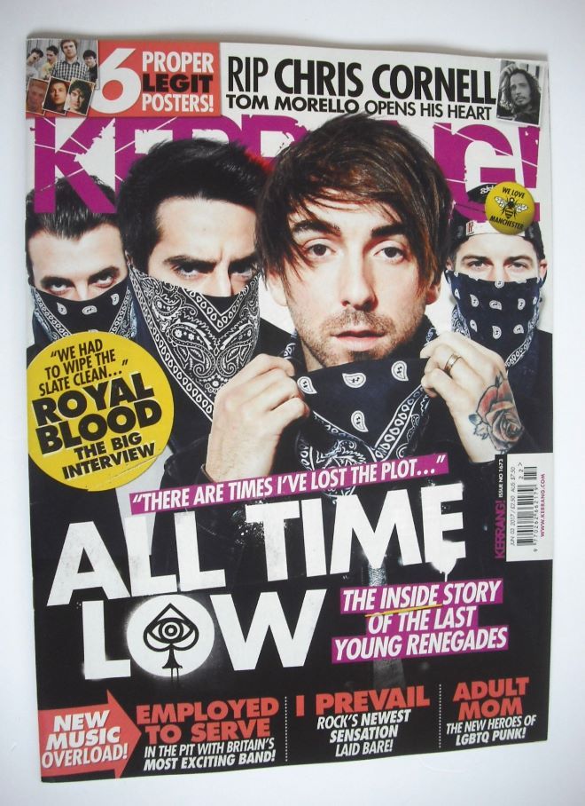 Kerrang magazine - All Time Low cover (3 June 2017 - Issue 1673)