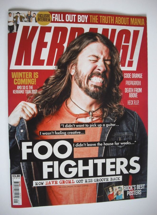 Kerrang magazine - Dave Grohl cover (2 September 2017 - Issue 1686)