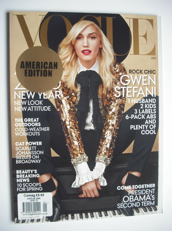 <!--2013-01-->US Vogue magazine - January 2013 - Gwen Stefani cover