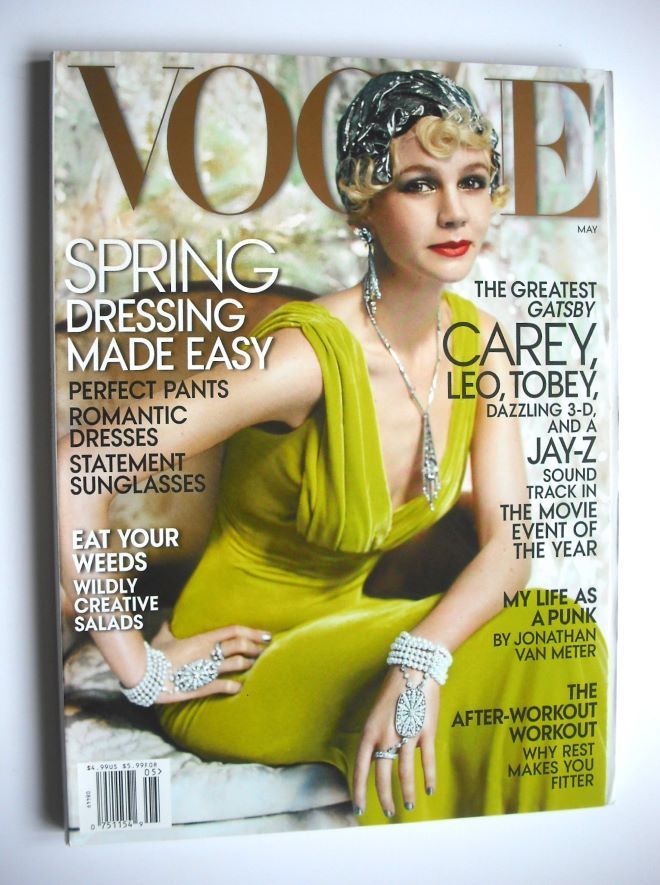 <!--2013-05-->US Vogue magazine - May 2013 - Carey Mulligan cover