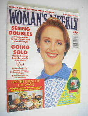 <!--1991-01-22-->Woman's Weekly magazine (22 January 1991 - British Edition