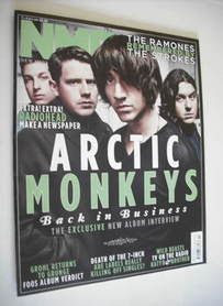 NME magazine - Arctic Monkeys cover (9 April 2011)