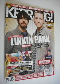 Kerrang magazine - Linkin Park cover (28 August 2010 - Issue 1327)