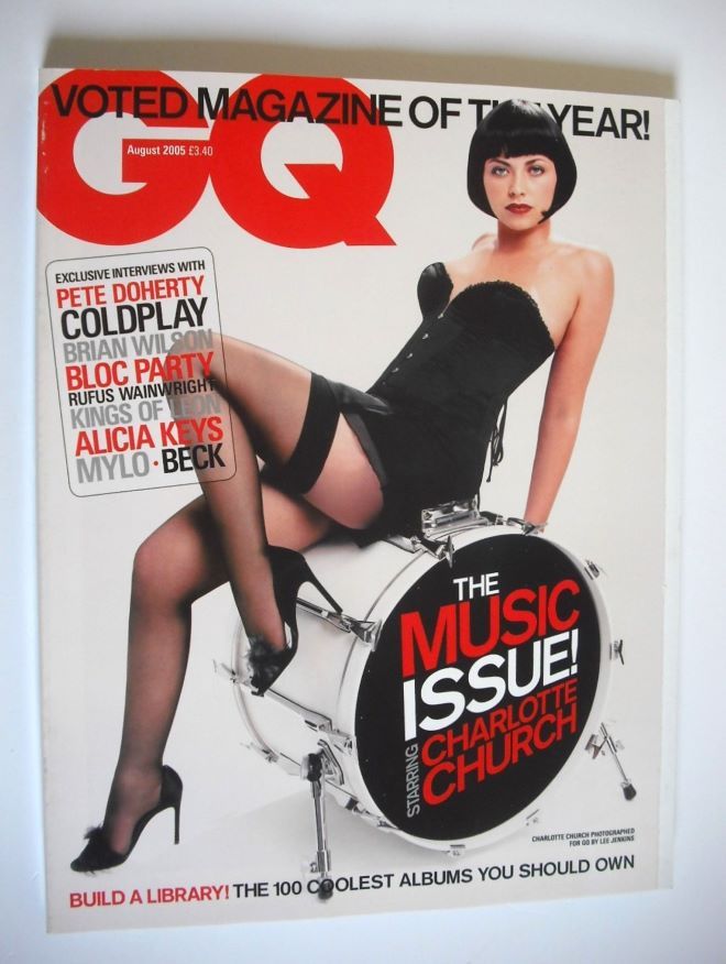 British GQ magazine - August 2005 - Charlotte Church cover