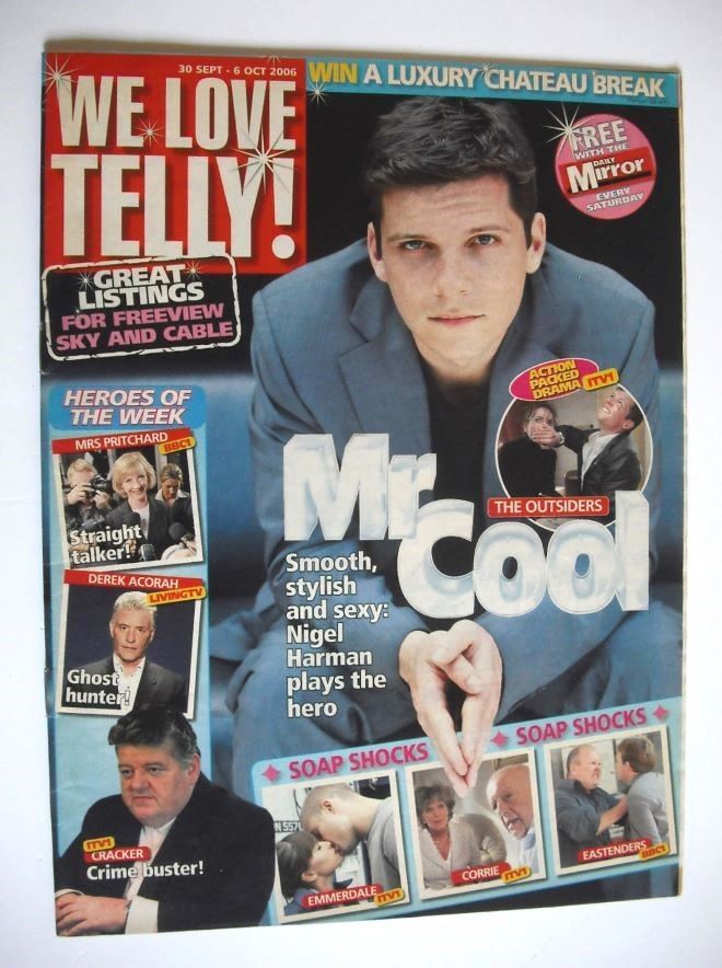 We Love Telly magazine - Nigel Harman cover (30 September - 6 October 2006)