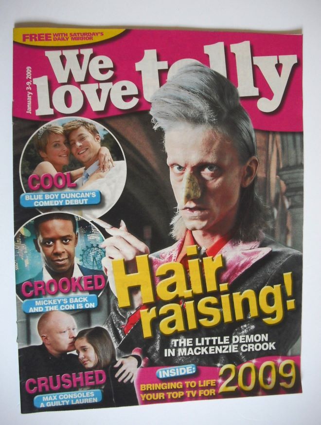 We Love Telly magazine - Mackenzie Crook cover (3-9 January 2009)
