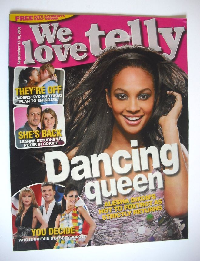 We Love Telly magazine - Alesha Dixon cover (12-18 September 2009)