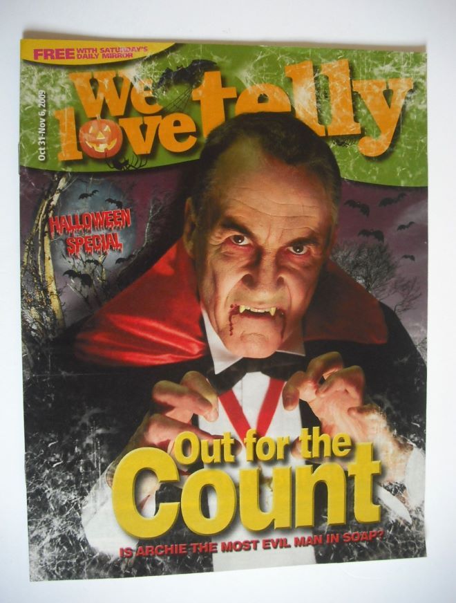 We Love Telly magazine - Larry Lamb cover (31 October-6 November 2009)