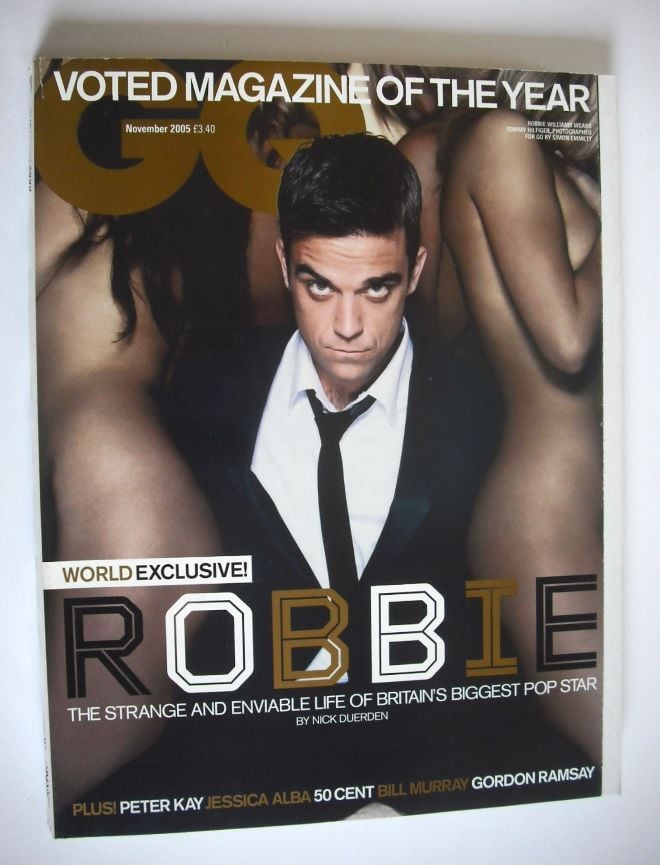 British GQ magazine - November 2005 - Robbie Williams cover