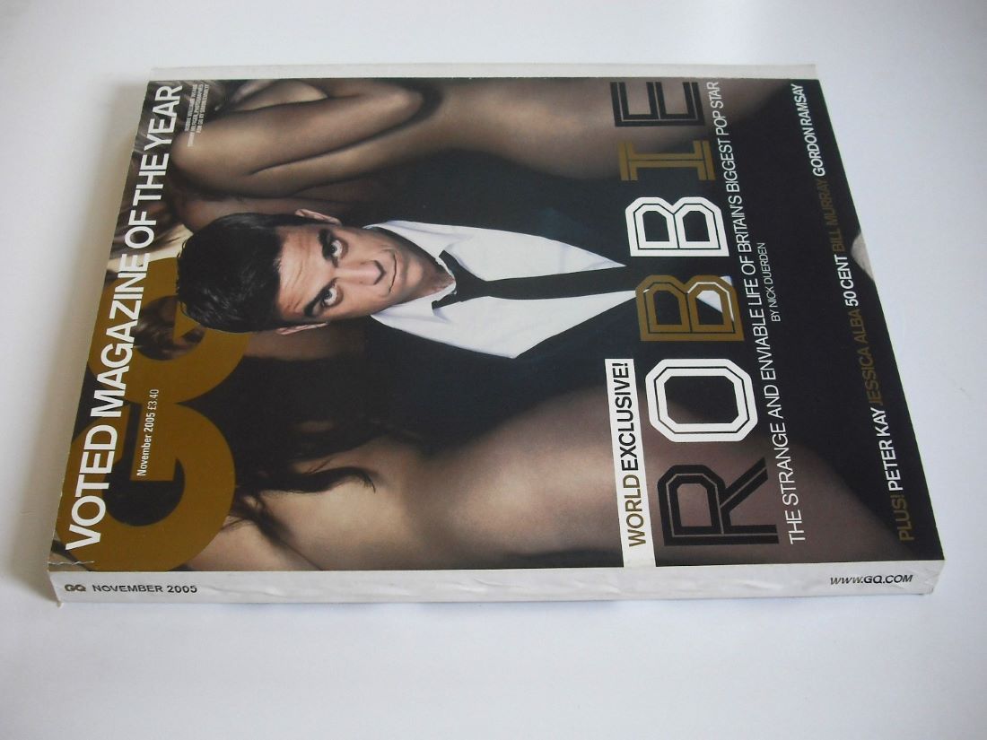 British GQ magazine - November 2005 - Robbie Williams cover