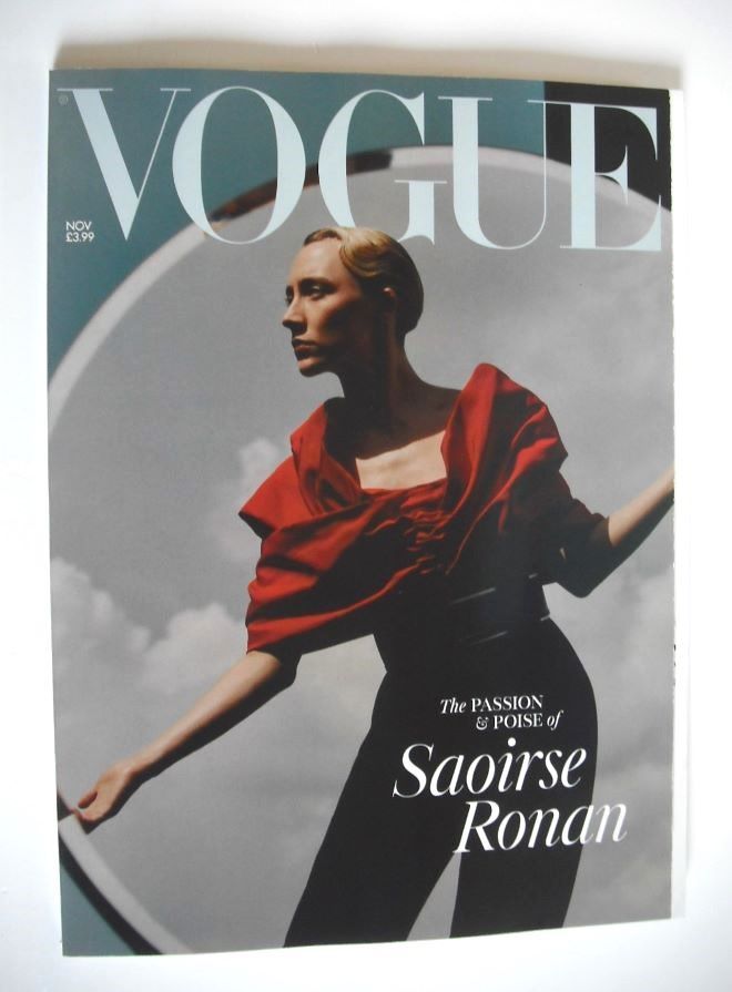British Vogue magazine - November 2024 - Saoirse Ronan cover