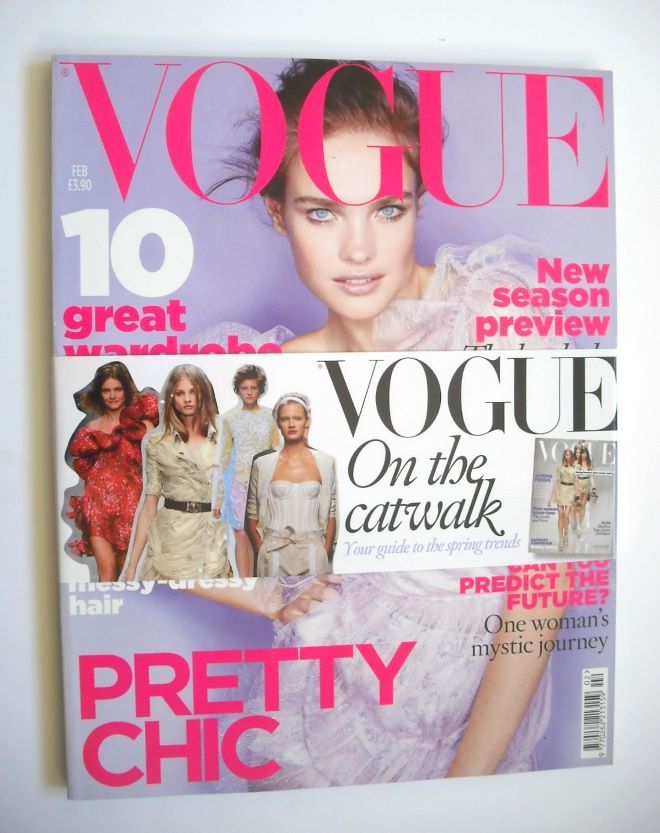 British Vogue magazine - February 2010 - Natalia Vodianova cover