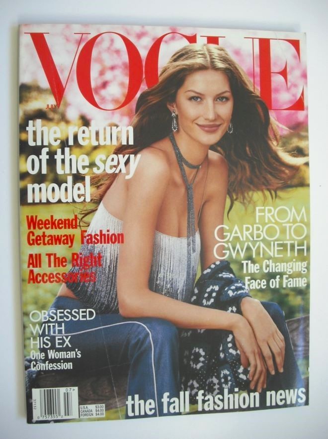 <!--1999-07-->US Vogue magazine - July 1999 - Gisele Bundchen cover