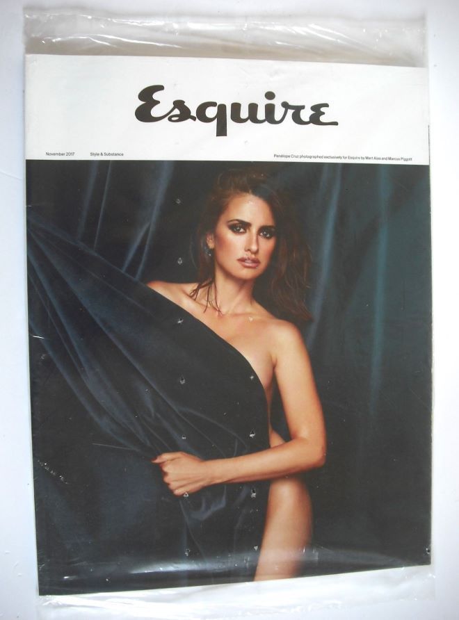 Esquire magazine - Penelope Cruz cover (November 2017 - Subscriber's Issue)