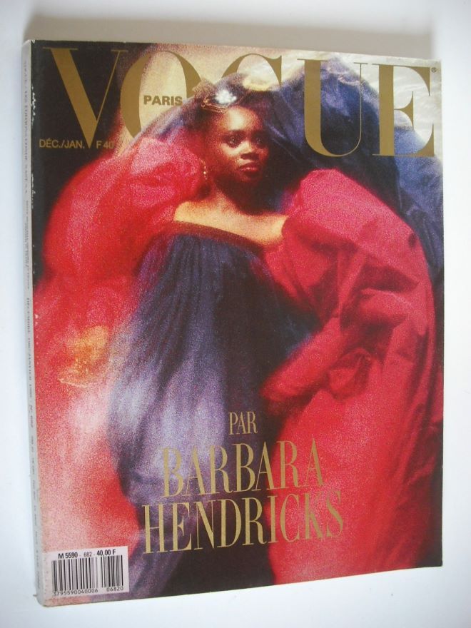 French Paris Vogue magazine - December 1986/January 1987