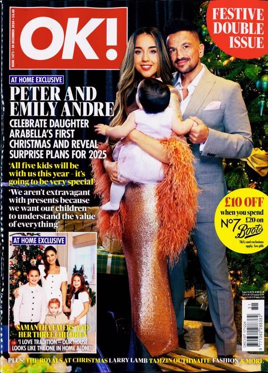 OK! magazine - Peter Andre and Emily Andre cover (30 December 2024 - Issue 1473)