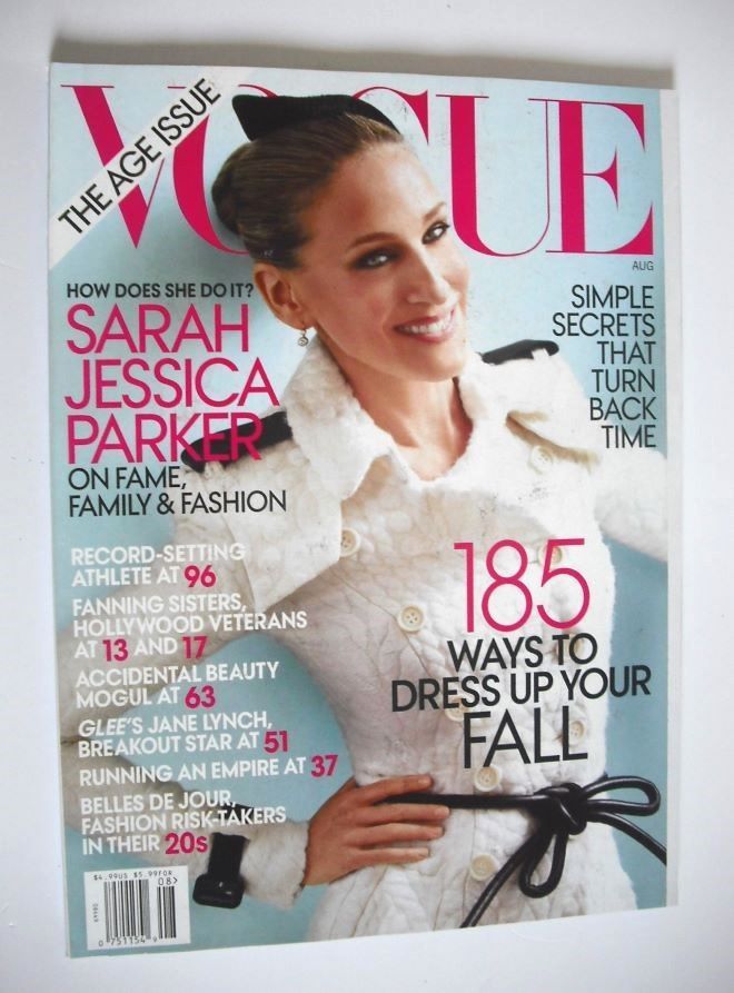 <!--2011-08-->US Vogue magazine - August 2011 - Sarah Jessica Parker cover