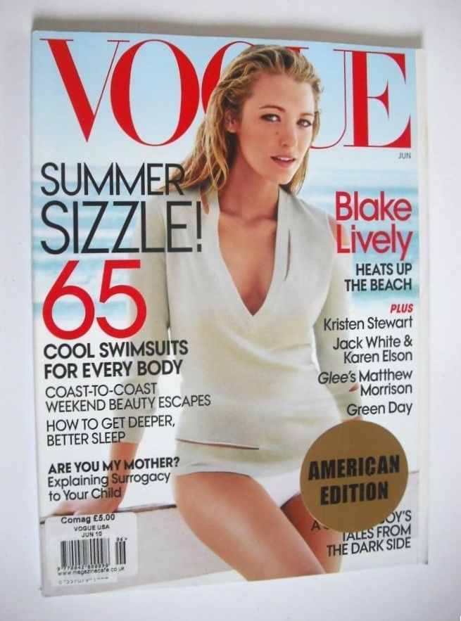 <!--2010-06-->US Vogue magazine - June 2010 - Blake Lively cover