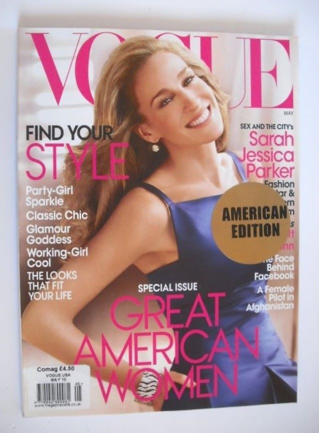 <!--2010-05-->US Vogue magazine - May 2010 - Sarah Jessica Parker cover