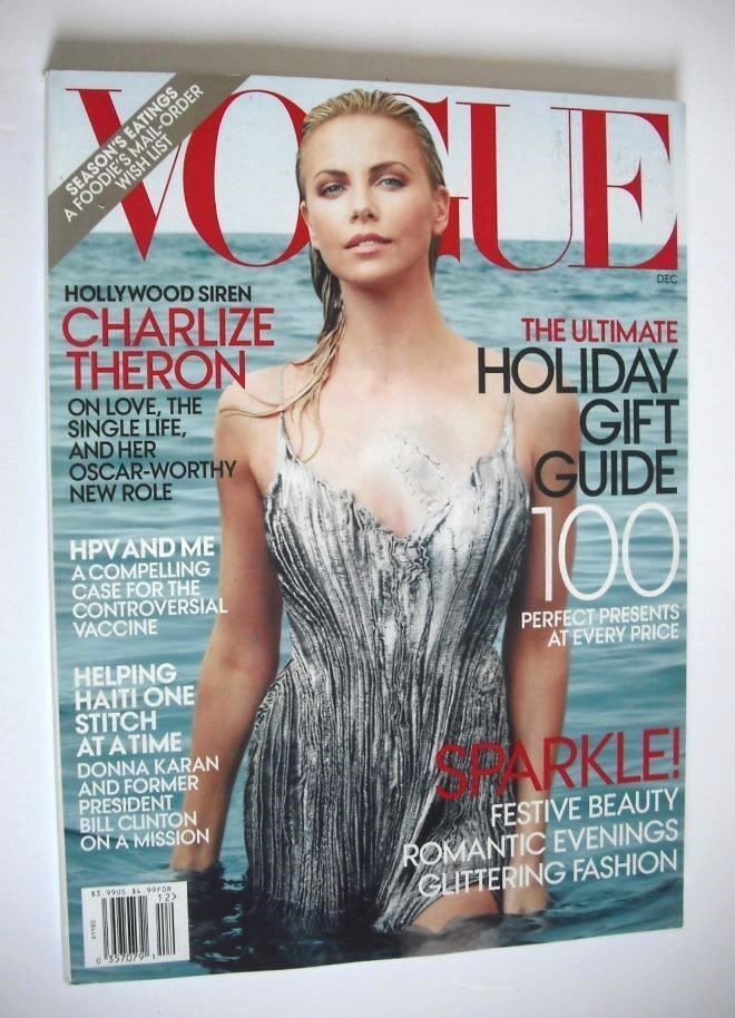 <!--2011-12-->US Vogue magazine - December 2011 - Charlize Theron cover