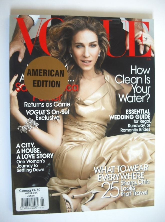 US Vogue magazine - June 2008 - Sarah Jessica Parker cover